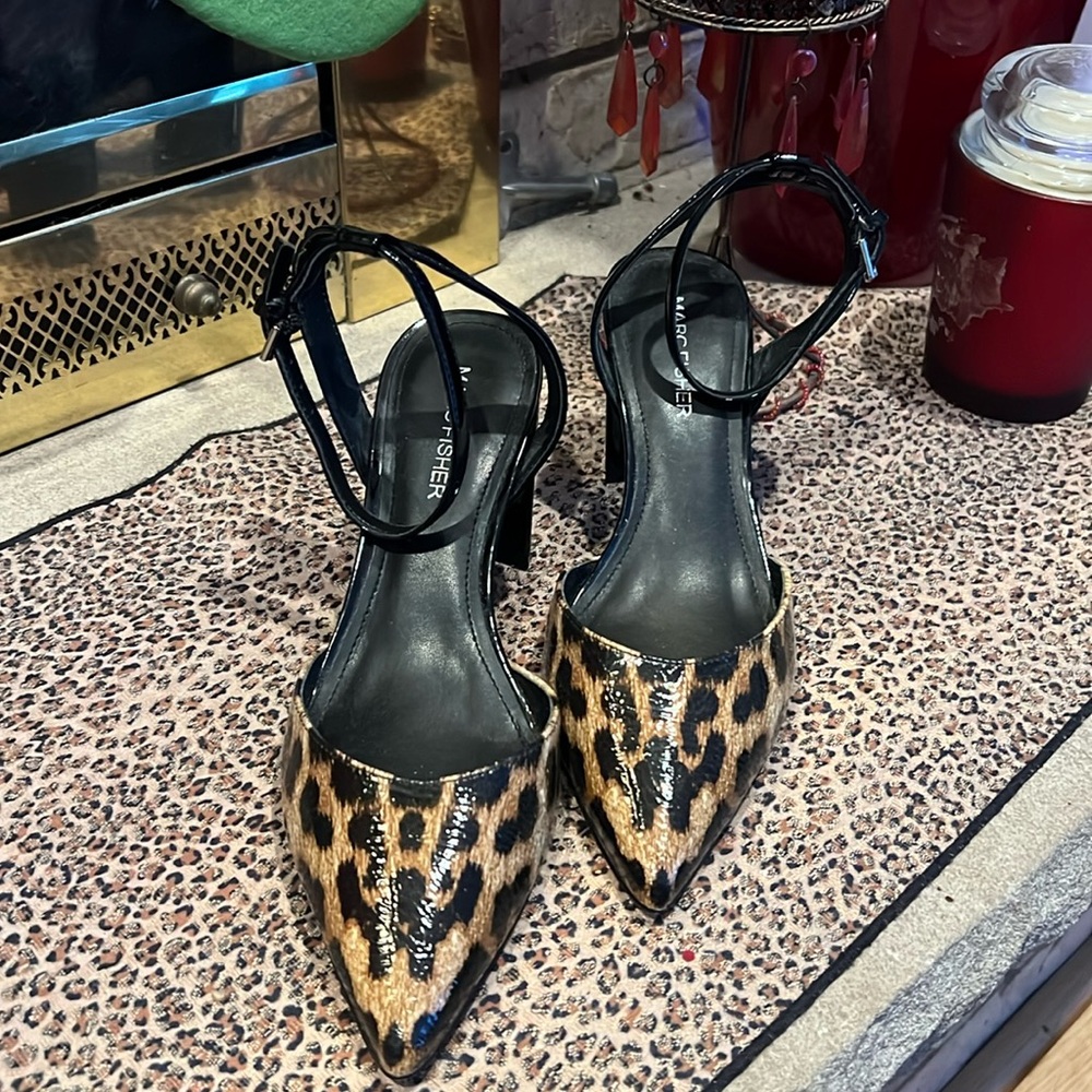 Marc Fisher:  pumps with ankle strap.  Size 6.5